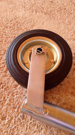 Rueda jockey completa remolque + antirrobo