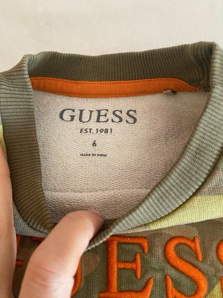 Conjunto Vaquero y Sudadera Guess Niño Talla 6