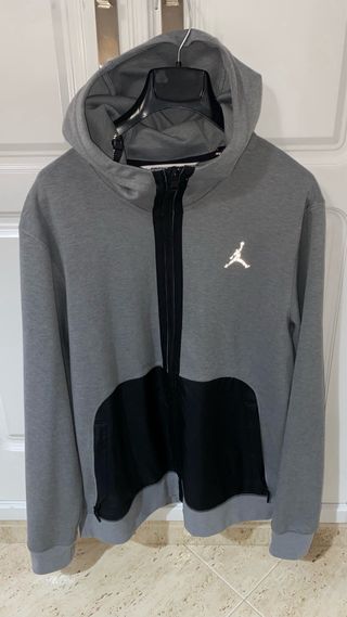 Sudadera Jordan Gris con Cremallera