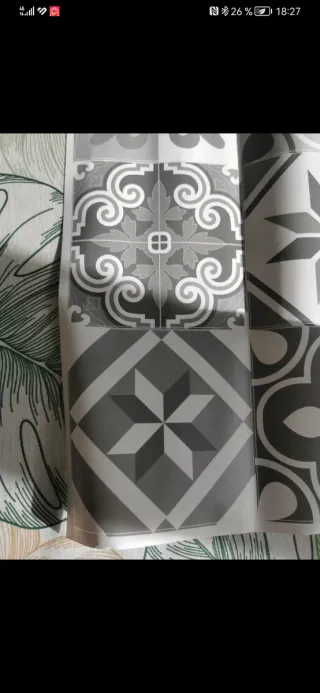 9 Stickers 15x15cm Azulejo/Pared