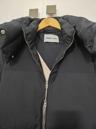 Plumífero largo Bimba y Lola azul marino