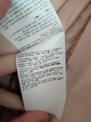 Plumífero largo Bimba y Lola azul marino