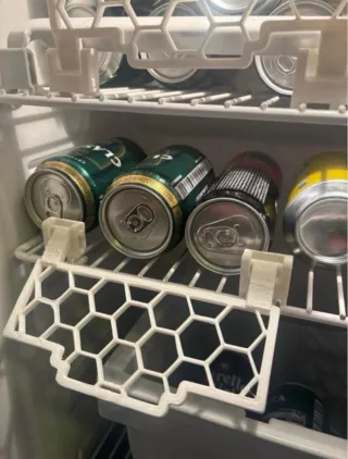 Soporte latas nevera camper grado alimenticio