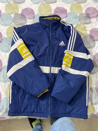 Chaqueta Adidas Azul y Blanca