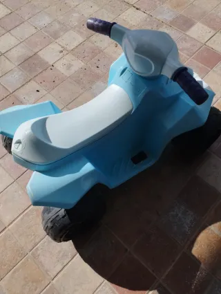 Moto 4 Ruedas Niños Azul