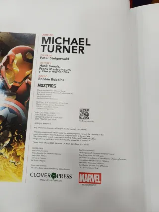 El Arte De Marvel De Michael Turner EDICION DELUXE