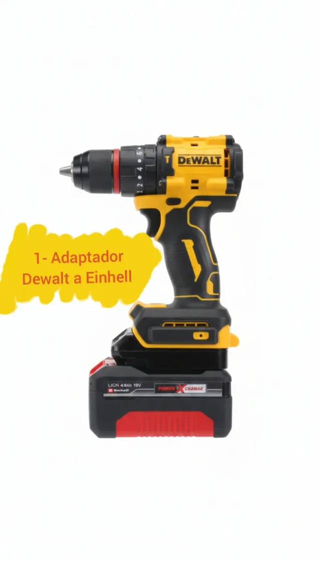 ㊗️1- Adaptador Dewalt a Einhell ㊗️