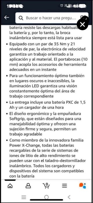 Taladro Atornillador Einhell Precintado