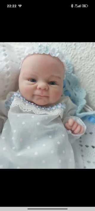 Muñeca Reborn de silicona  realista