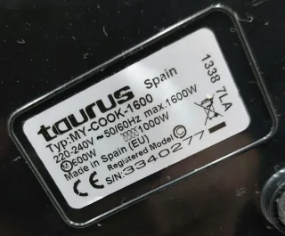 Robot Cocina Taurus Mycook