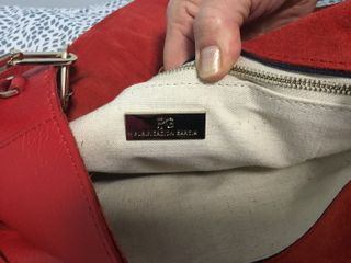 Bolso Piel Rojo Purificación García