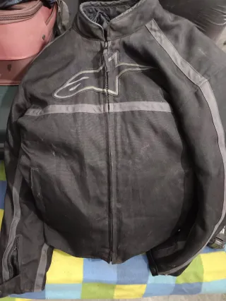 Chaqueta de moto Alpinestars negra