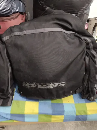 Chaqueta de moto Alpinestars negra