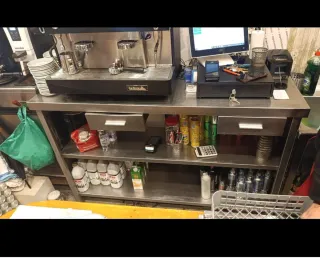 Mueble Acero Inoxidable 2 Cajones