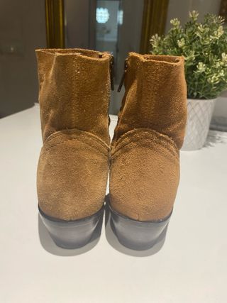 Botines serraje Mango Talla 37