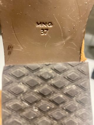 Botines serraje Mango Talla 37