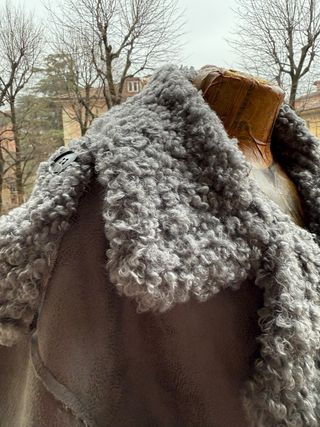 Cappotto Ecomontone Donna Grigio Nuovo