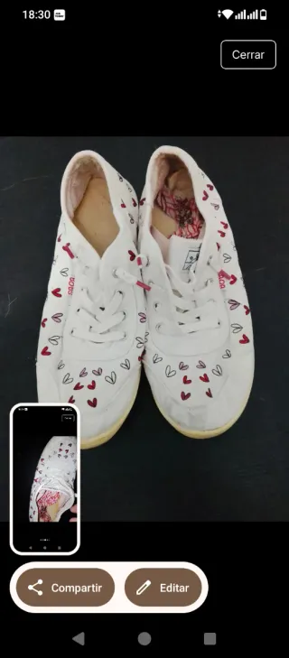 Skechers Bob's Bailarinas Corazones Talla 40