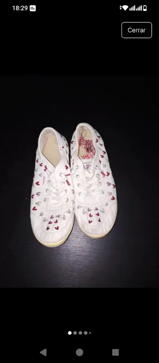 Skechers Bob's Bailarinas Corazones Talla 40