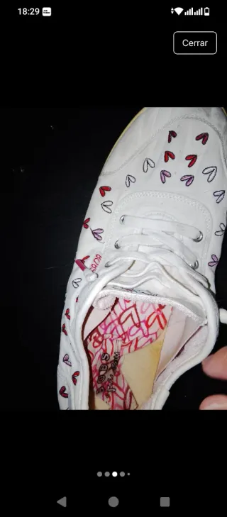 Skechers Bob's Bailarinas Corazones Talla 40