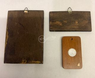 Set 3 Quadretti Icone Religiose