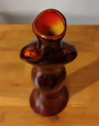 Vaso decorativo donna rosso