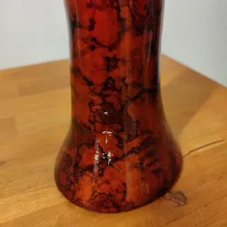 Vaso decorativo donna rosso