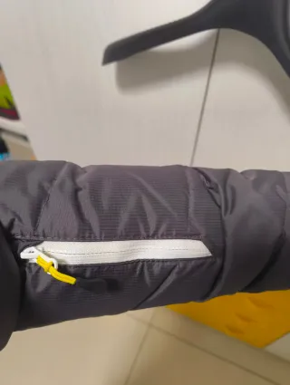 Giubbotto Quechua uomo grigio/giallo xs