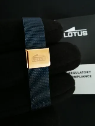 Reloj Lotus Mujer Minimalist Azul/Dorado