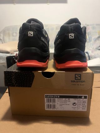 Zapatillas Salomon Custer GTX W Negra talla 40 2/3