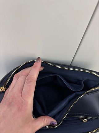 Bolso bandolera azul marino