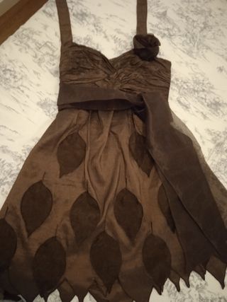 Vestido de fiesta, zapatos y bolso