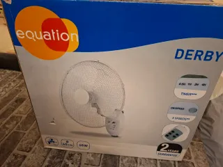 Ventilador de pared blanco