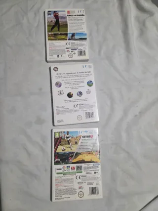 Lote 3 juegos Wii: FIFA 11, Wii Play, Tiger Woods