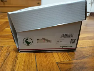 Zapatillas El Ganso Talla 43 Blancas. 2 usos