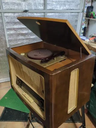 Radio SIEMENS con Giradischi, non so se funziona, 6