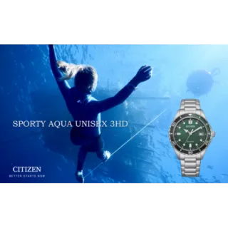 Citizen Eco-Drive Sporty Aqua AW1821-89L