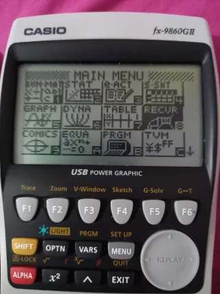 Calculadora Gráfica Casio fx-9860GII