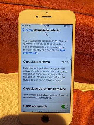iPhone 6S 64GB Blanco BATERIA NUEVA