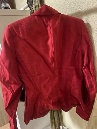 Blazer Zara Rojo Mujer