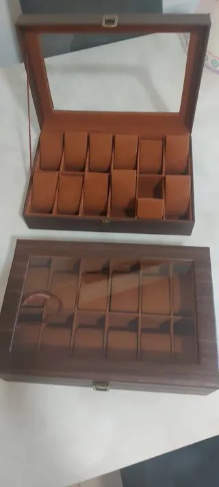 Scatola porta orologi 12 posti