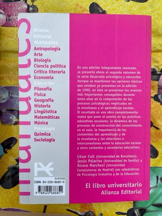 Lote 3 libros Psicología y Educación