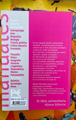 Lote 3 libros Psicología y Educación