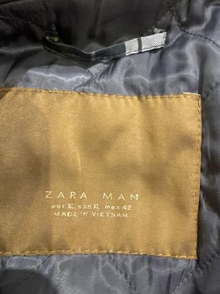 Cazadora hombre negra/gris