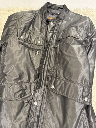 Cazadora hombre negra/gris