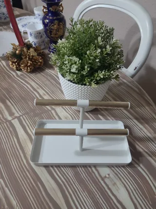 Expositor Pulseras y Relojes Dorado y Blanco