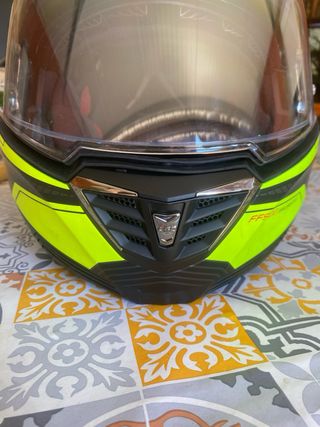 Casco Moto LS2 Amarillo Negro