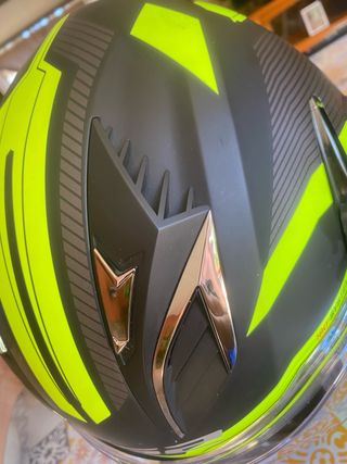 Casco Moto LS2 Amarillo Negro