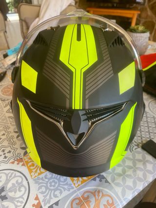 Casco Moto LS2 Amarillo Negro