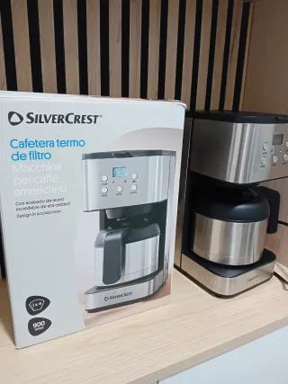 Cafetera SilverCrest Termo Filtro Acero Inox